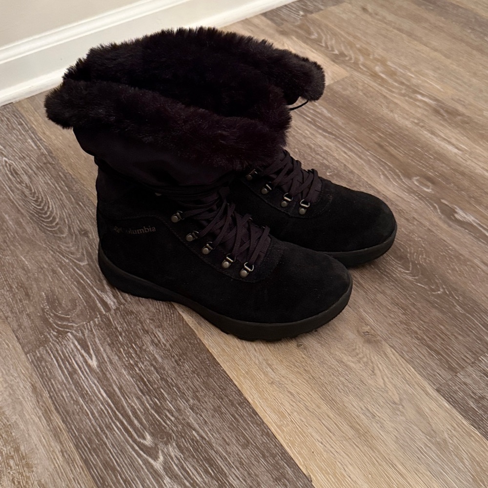Columbia slope side omniheat black winter snow boots size 8.5 NEW - Picture 14 of 14